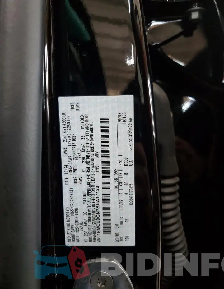 1FMCU9GN7SUA17120 Photo# 14