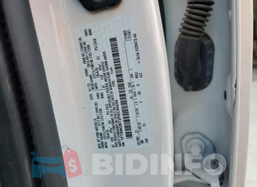 1FT8W2BT2PEC09256 Photo# 12