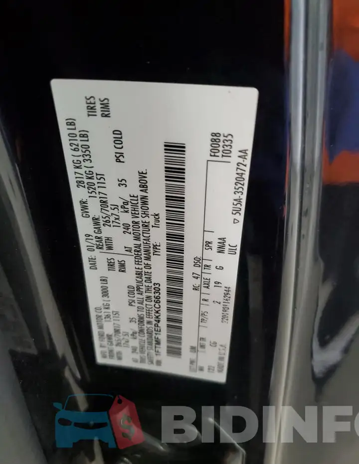 1FTMF1EP4KKC66303 Photo# 12