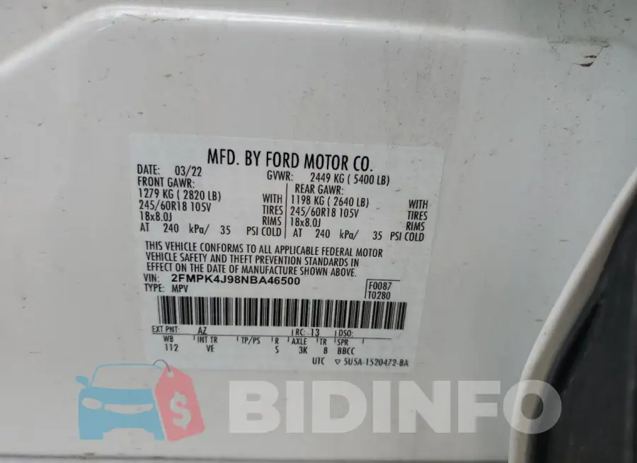 2FMPK4J98NBA46500 Photo# 14