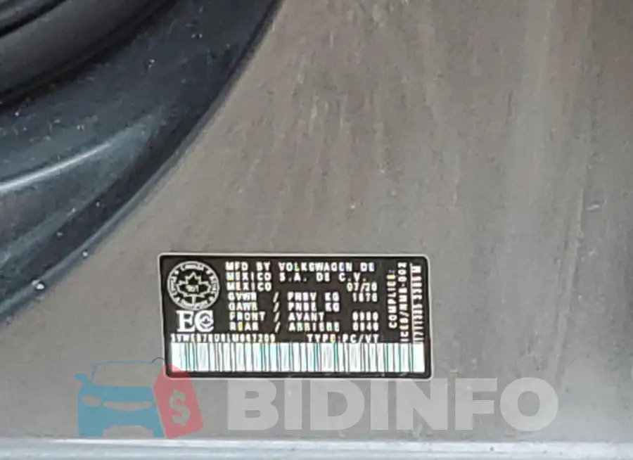 3VWEB7BU8LM067209 Photo# 12