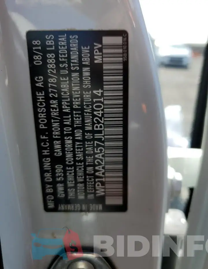 WP1AA2A57JLB24014 Photo# 14
