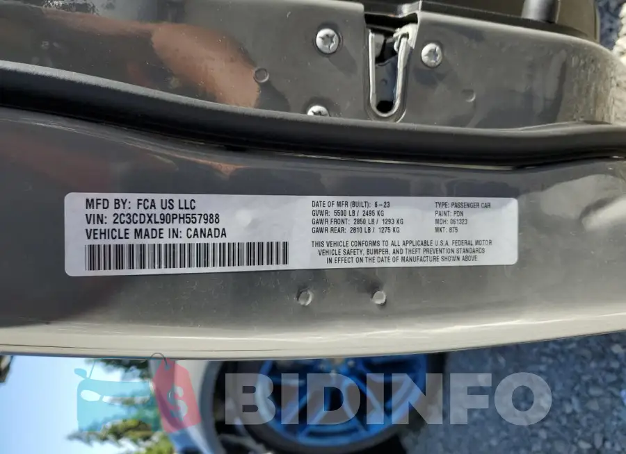 2C3CDXL90PH557988 Photo# 13