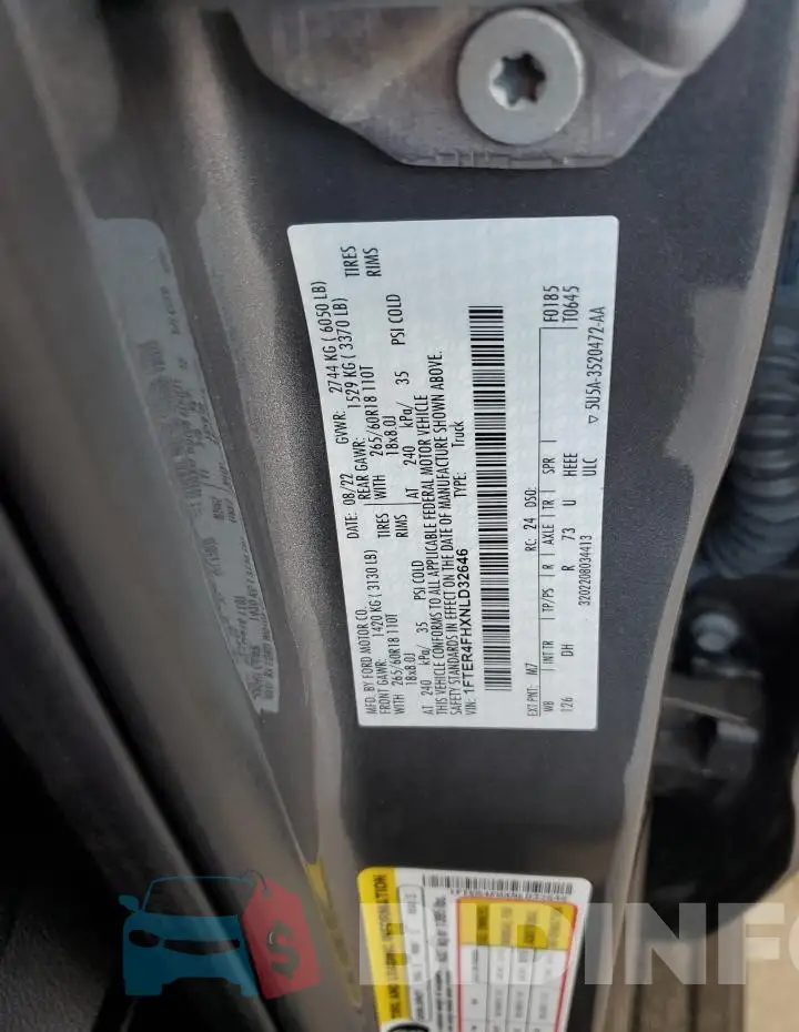 1FTER4FHXNLD32646 Photo# 12