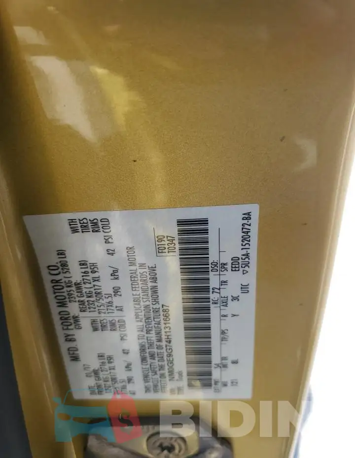 NM0GE9G74H1316687 Photo# 13