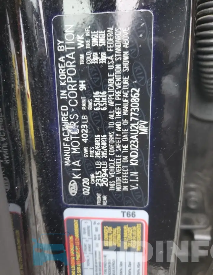 KNDJ23AU2L7730862 Photo# 13