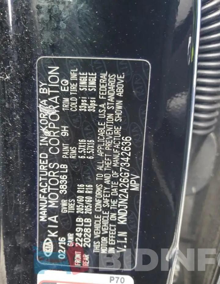 KNDJN2A26G7342636 Photo# 12