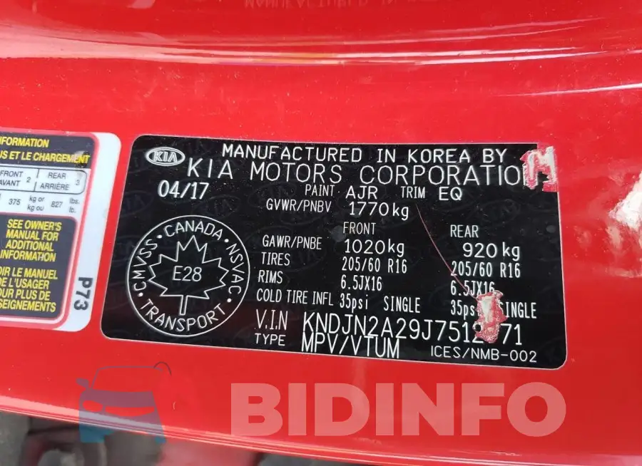 KNDJN2A29J7512771 Photo# 12