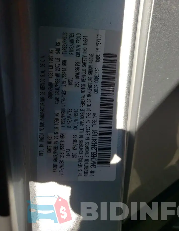 3MVDMBBL2MM241164 Photo# 10