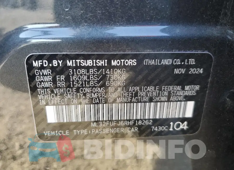 ML32FUFJ6RHF18262 Photo# 13