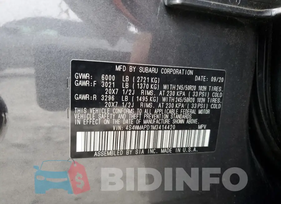 4S4WMAPD1M3414420 Photo# 13