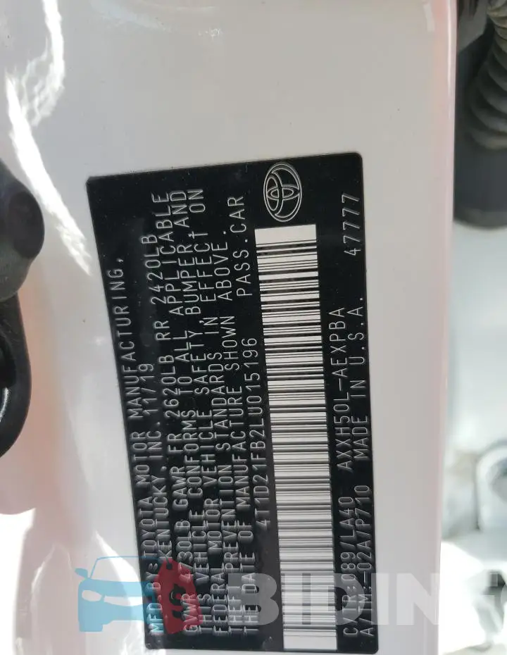 4T1D21FB2LU015196 Photo# 12