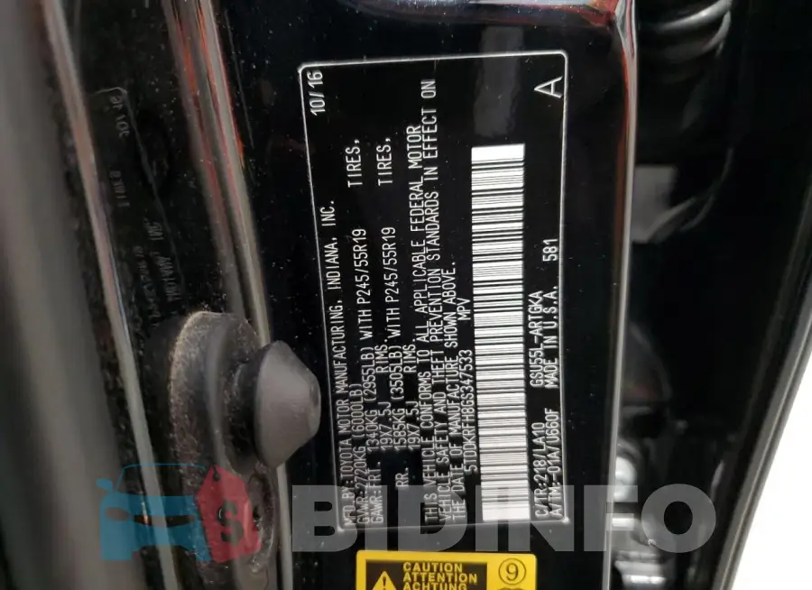 5TDDKRFH8GS347533 Photo# 13