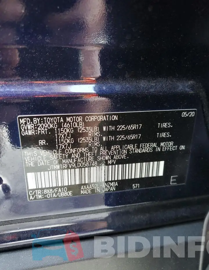 JTMW1RFV9LD058748 Photo# 12