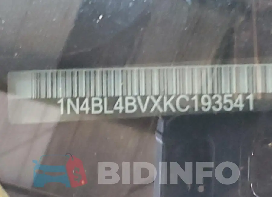 1N4BL4BVXKC193541 Photo# 12