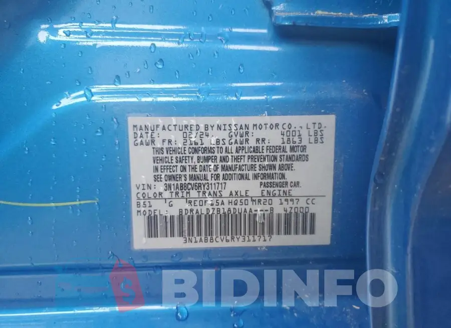 3N1AB8CV6RY311717 Photo# 12