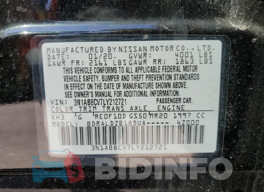 3N1AB8CV7LY212721 Photo# 12