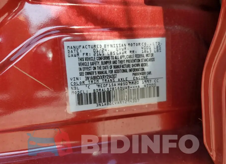 3N1AB8CVXRY294307 Photo# 12
