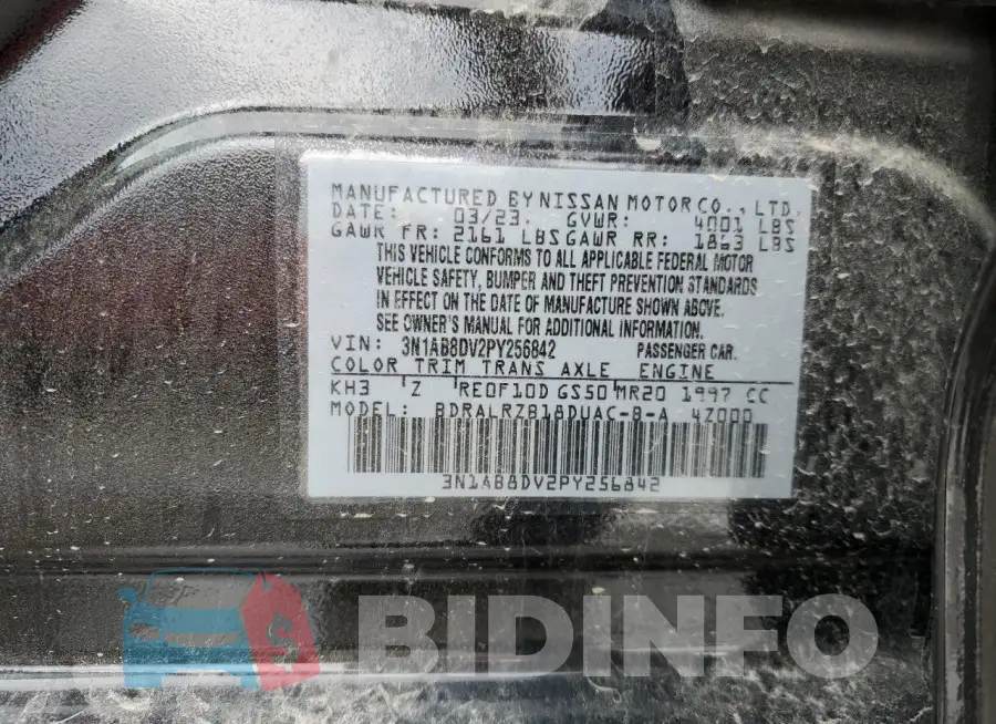 3N1AB8DV2PY256842 Photo# 12