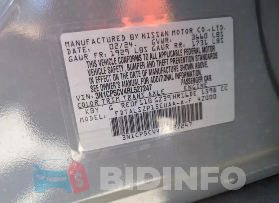 3N1CP5CV4RL527247 Photo# 12