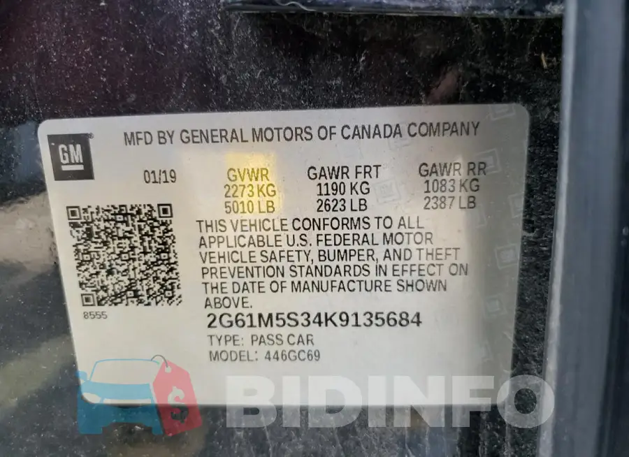2G61M5S34K9135684 Photo# 12