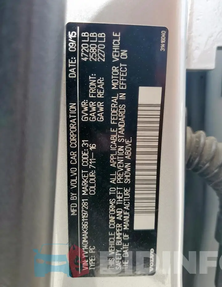 YV140MAK8G1197281 Photo# 12