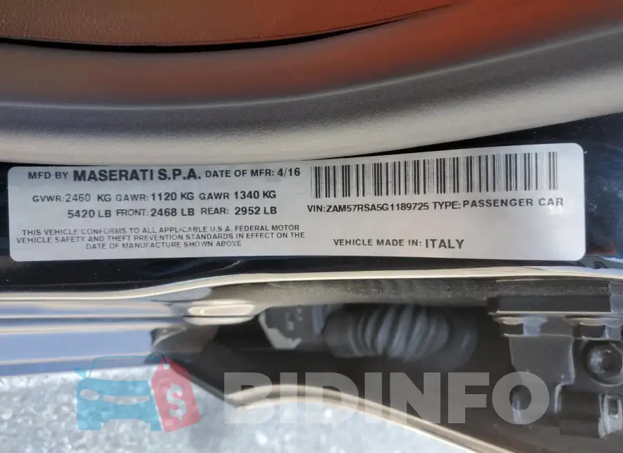 ZAM57RSA5G1189725 Photo# 12