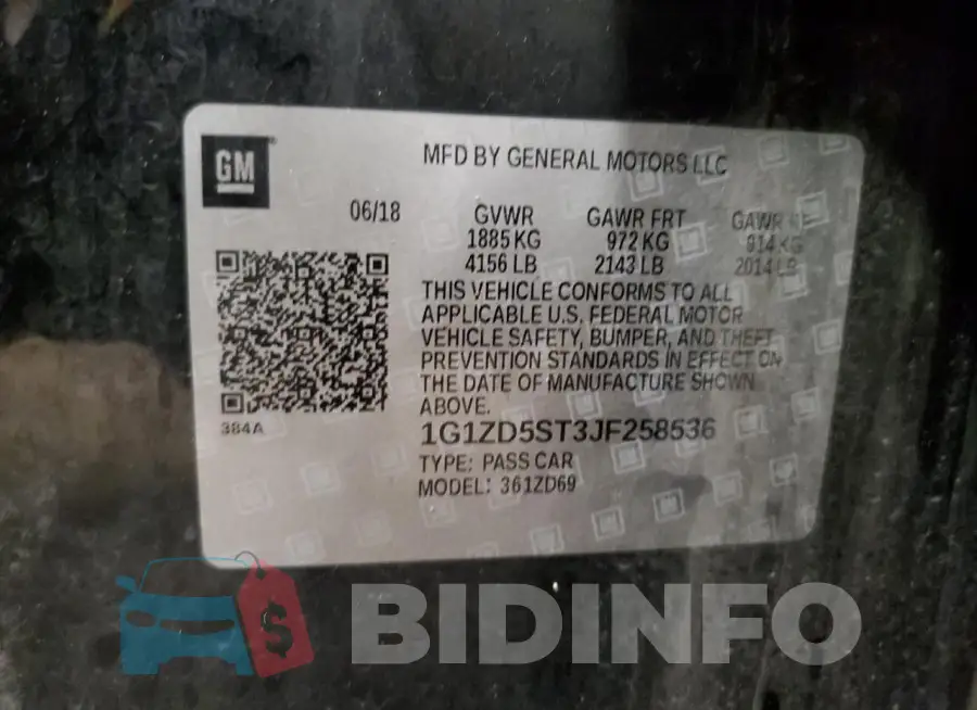 1G1ZD5ST3JF258536 Photo# 12