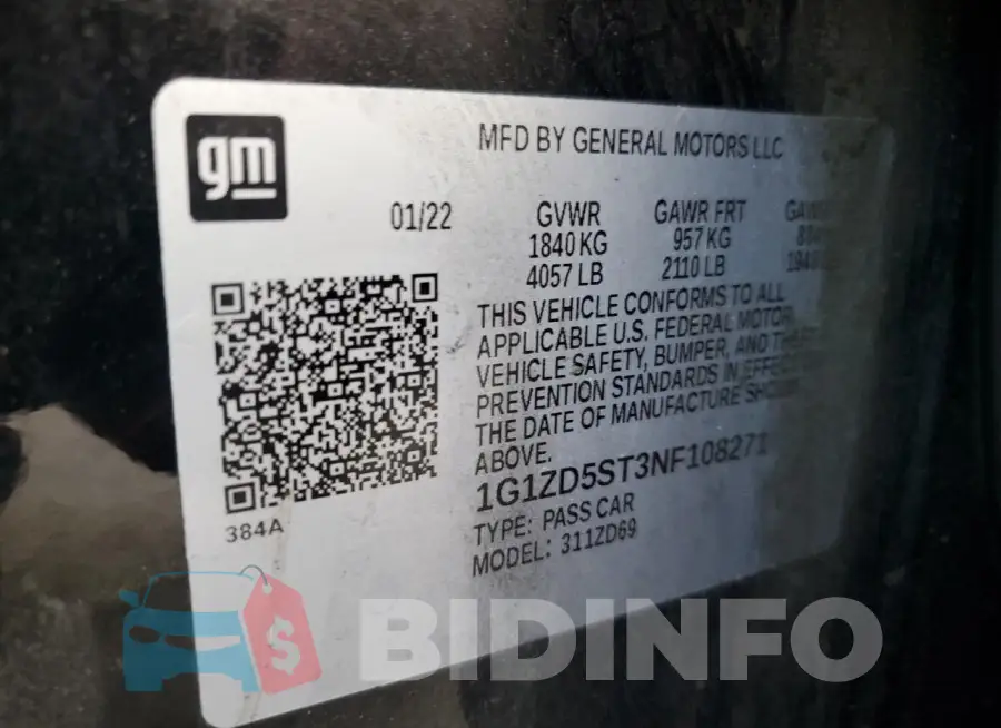 1G1ZD5ST3NF108271 Photo# 12