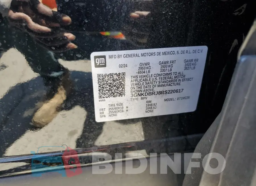 3GNKDBRJ8RS220617 Photo# 14