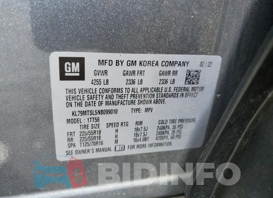 KL79MTSL5NB099010 Photo# 13