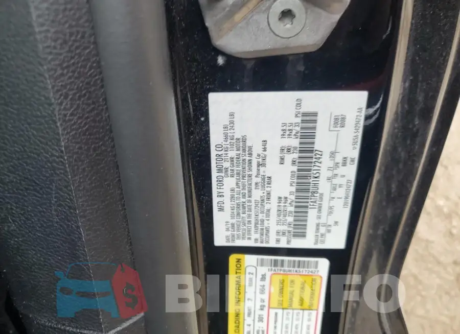 1FATP8UH1K5172427 Photo# 12