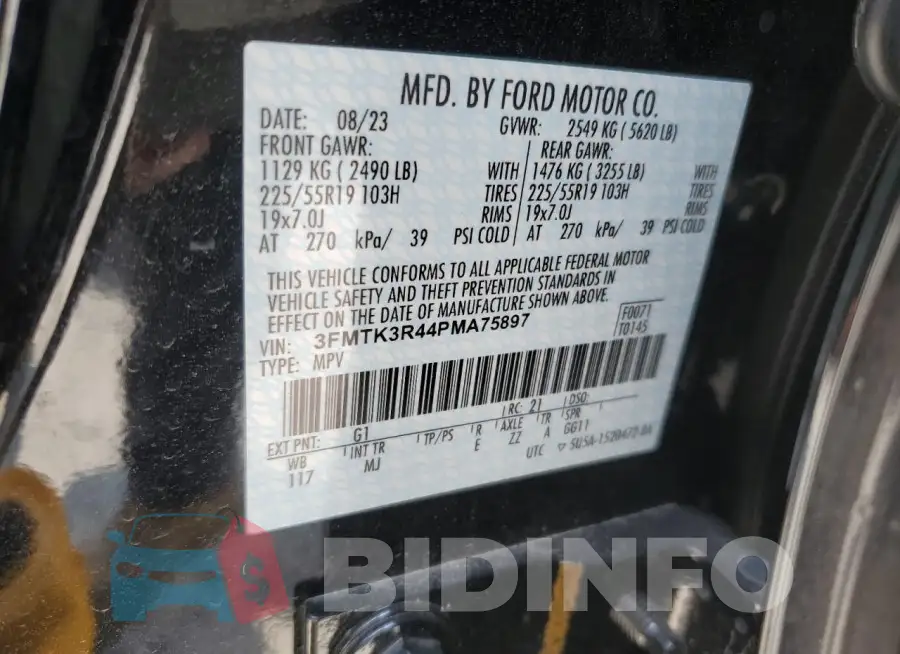 3FMTK3R44PMA75897 Photo# 13