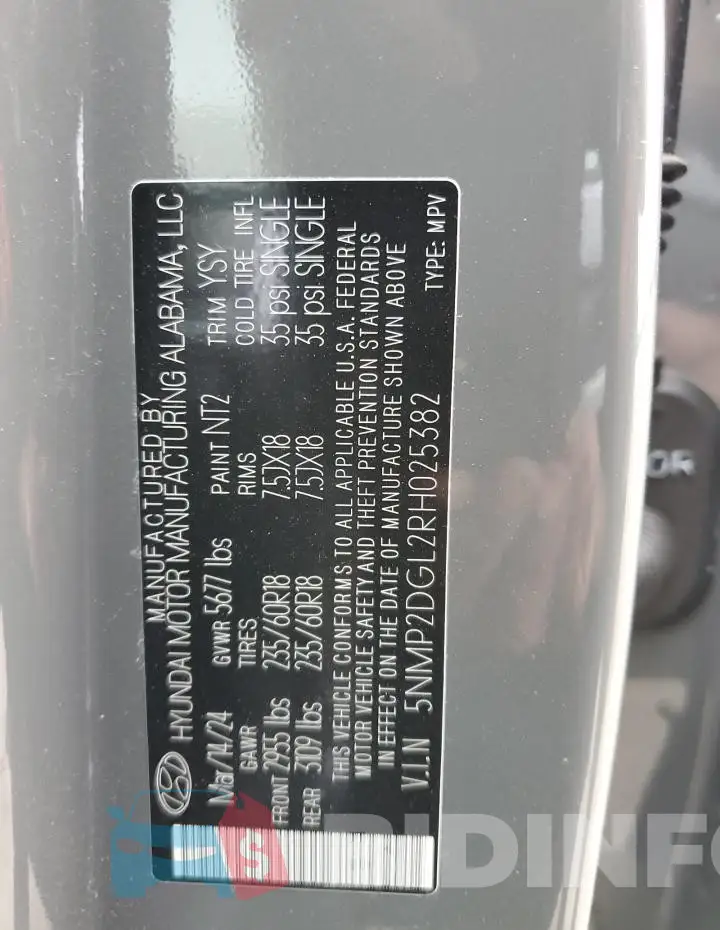 5NMP2DGL2RH025382 Photo# 13