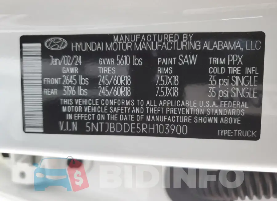 5NTJBDDE5RH103900 Photo# 12