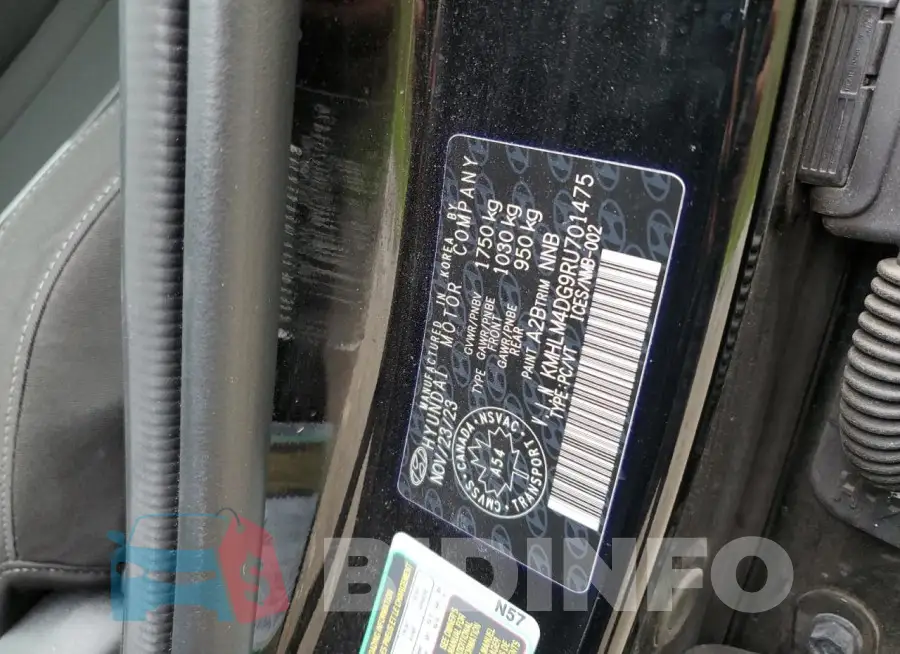 KMHLM4DG9RU701475 Photo# 13