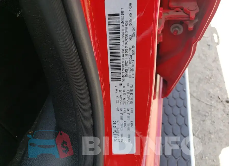 1C6SRFJTXKN925327 Photo# 12