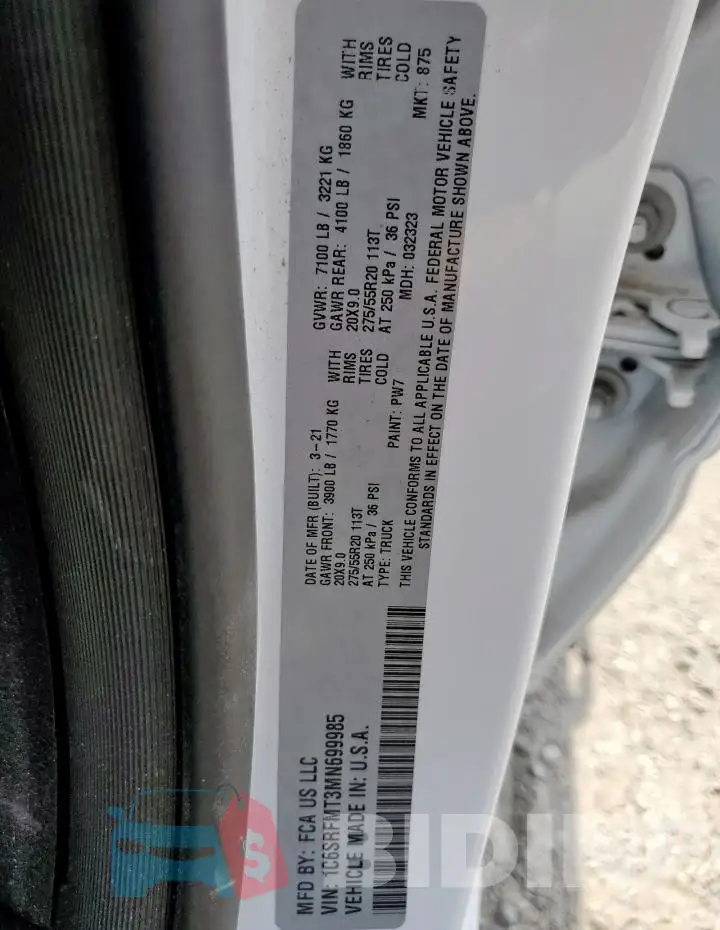 1C6SRFMT3MN699985 Photo# 12