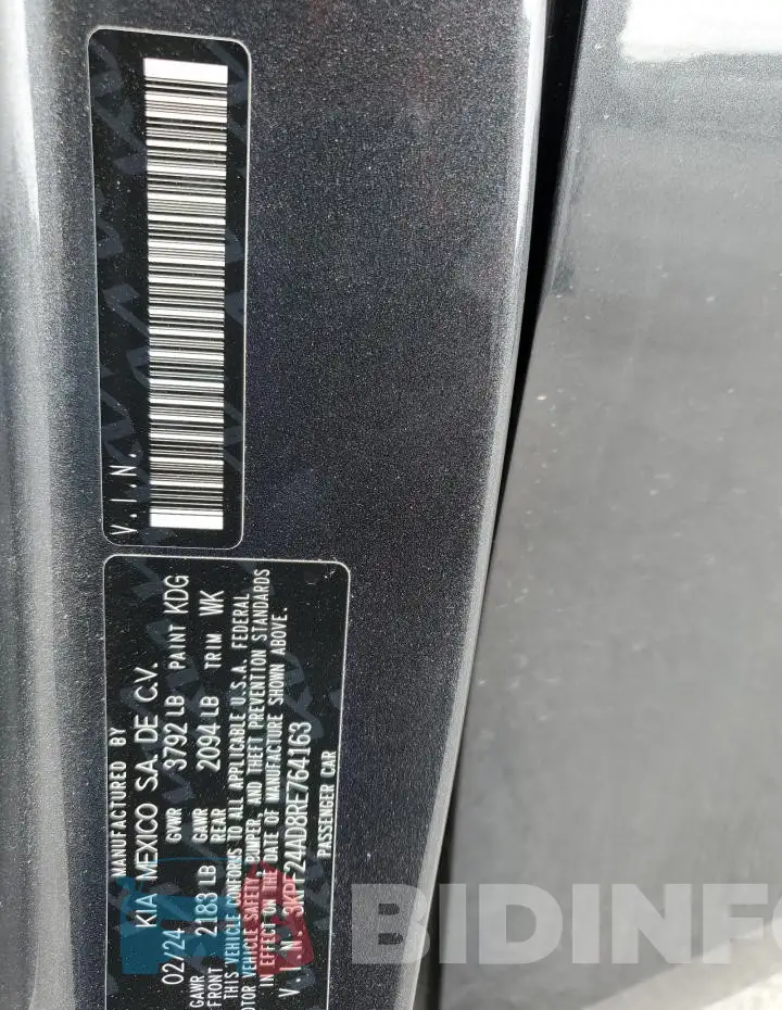 3KPF24AD8RE764163 Photo# 12