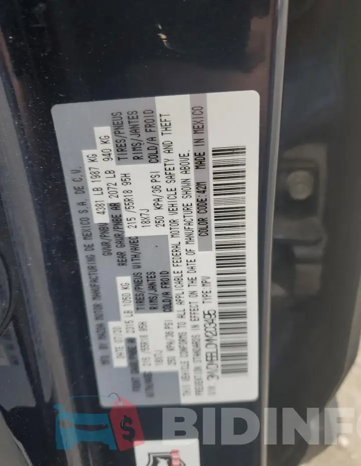 3MVDMBBL0MM203495 Photo# 13
