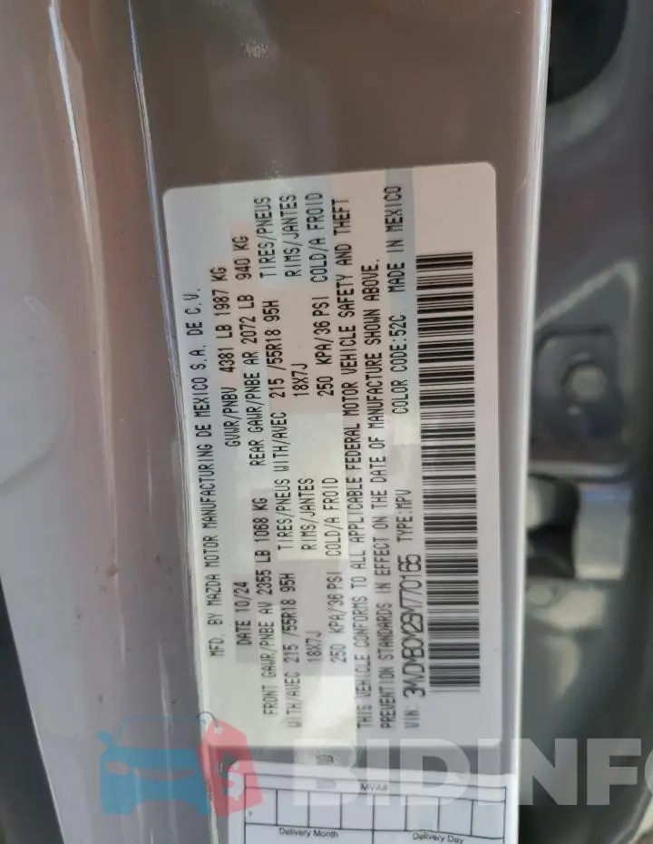 3MVDMBCM2SM770165 Photo# 14