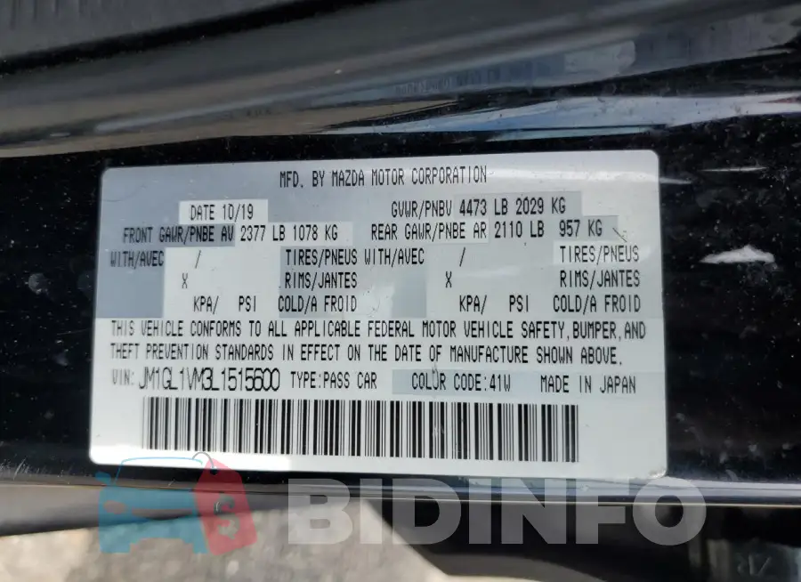 JM1GL1VM3L1515600 Photo# 12