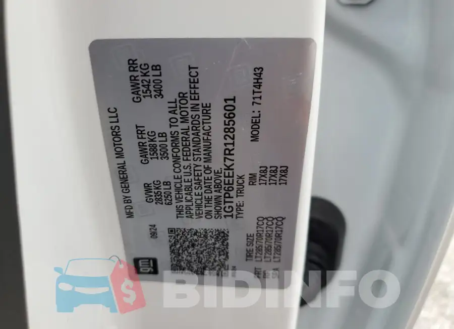 1GTP6EEK7R1285601 Photo# 12