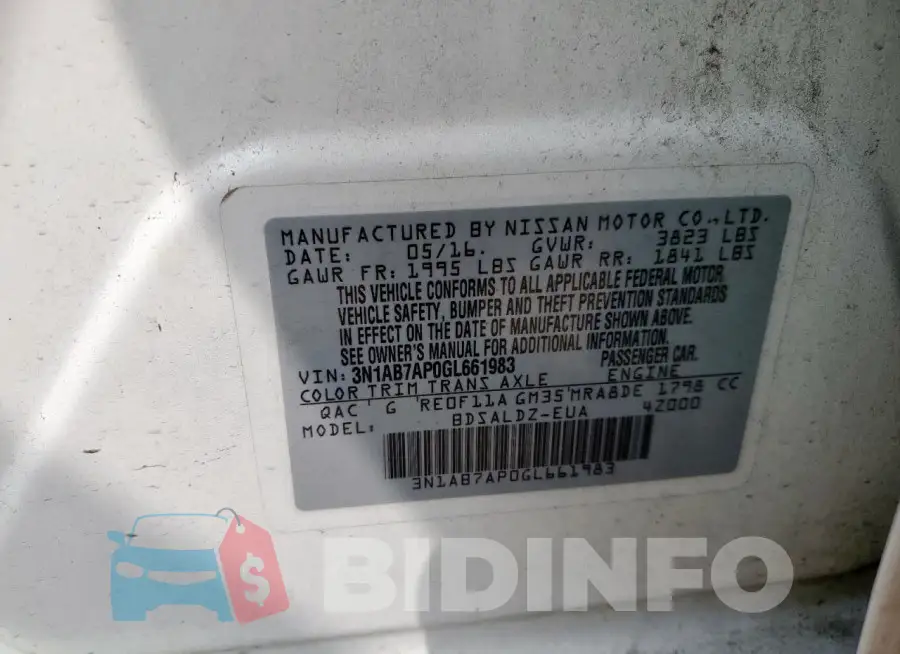 3N1AB7AP0GL661983 Photo# 12