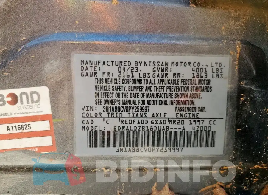3N1AB8CV0PY259997 Photo# 13