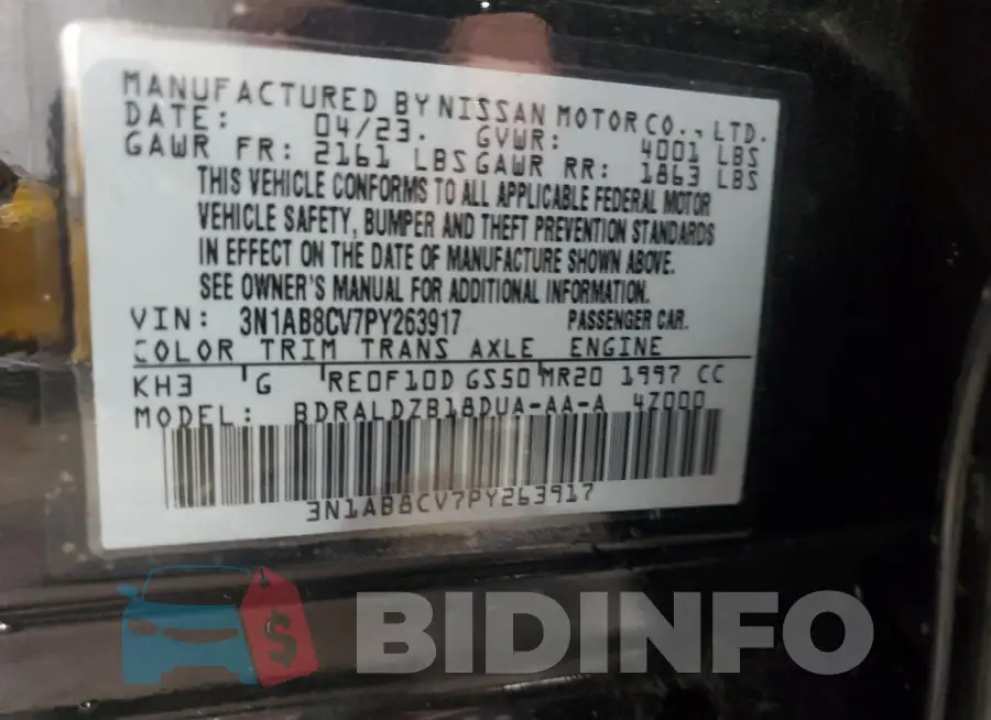 3N1AB8CV7PY263917 Photo# 12