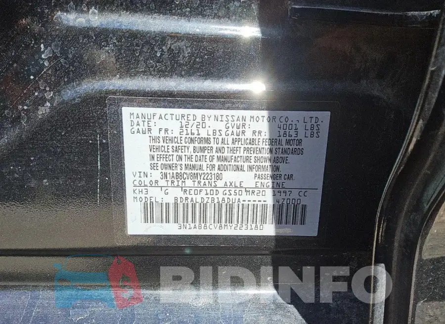 3N1AB8CV8MY223180 Photo# 12