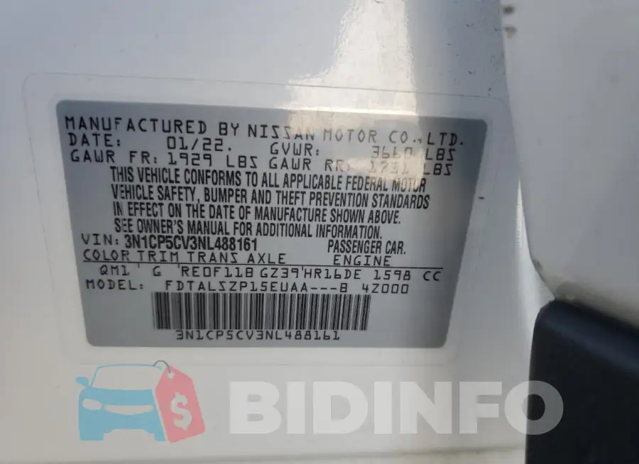 3N1CP5CV3NL488161 Photo# 12