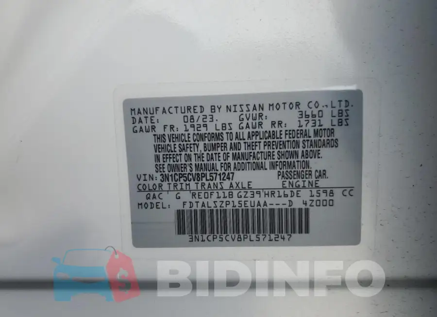 3N1CP5CV8PL571247 Photo# 12