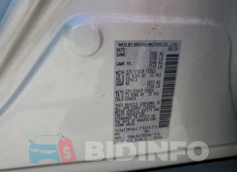 5N1AT2MT6LC730571 Photo# 14